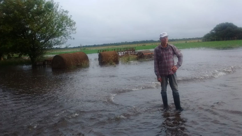 Emergencia hídrica: productores de Du Graty solicitan asistencia
