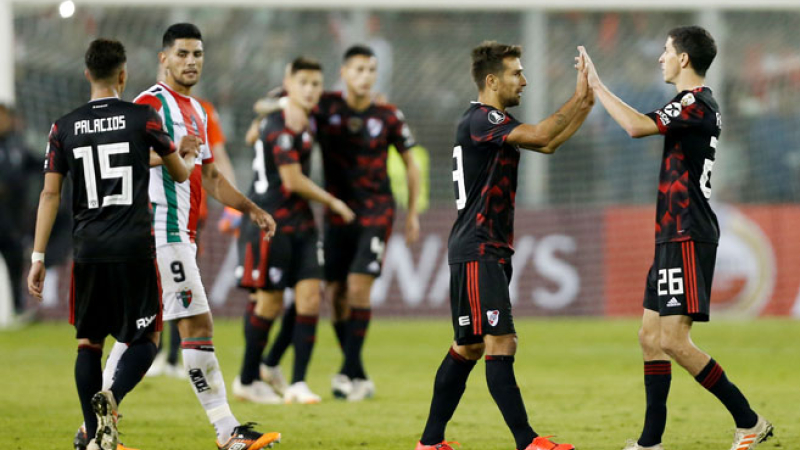 Victoria de River ante Palestino y pase a octavos de final de la Libertadores