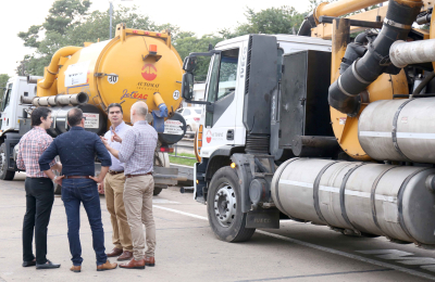 El municipio incorporó el servicio de camiones desobstructores