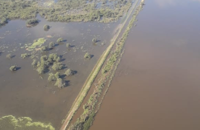 Gobierno realizó un sobrevuelo por la zona Sudoeste de la provincia