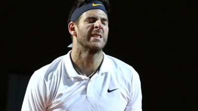 Del Potro rozó la victoria pero cayó ante Djokovic en Roma