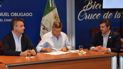 La Nación y provincia firmaron los acuerdos previstos en beneficio de campos afectados