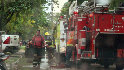Rápido accionar de Bomberos en una casa de Resistencia