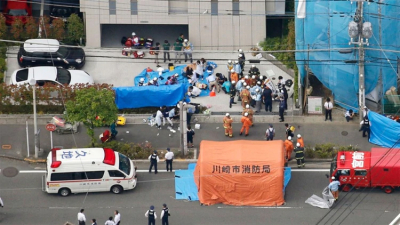 Un ataque con arma blanca en Japón dejó dos posibles muertos y al menos 19 heridos