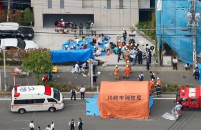 Un ataque con arma blanca en Japón dejó dos posibles muertos y al menos 19 heridos