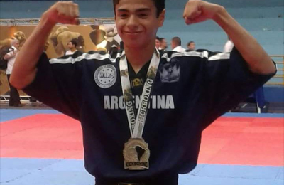 Matías Adriel García: primero de la Argentina y quinto del mundo 