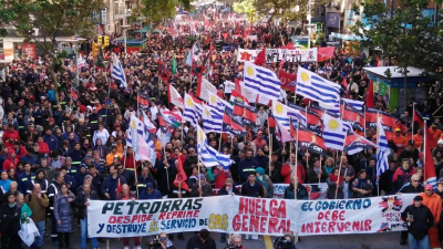 Uruguay: martes de huelga general