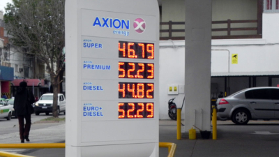 Shell y Axion se sumaron al aumento de los combustibles