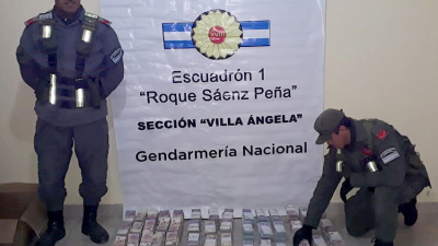 Un cordobés fue detenido en Villa Ángela con más de 3 millones de pesos y no pudo certificar su procedencia