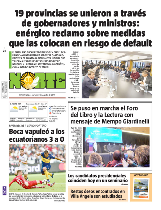 Edicion del 22-08-2019