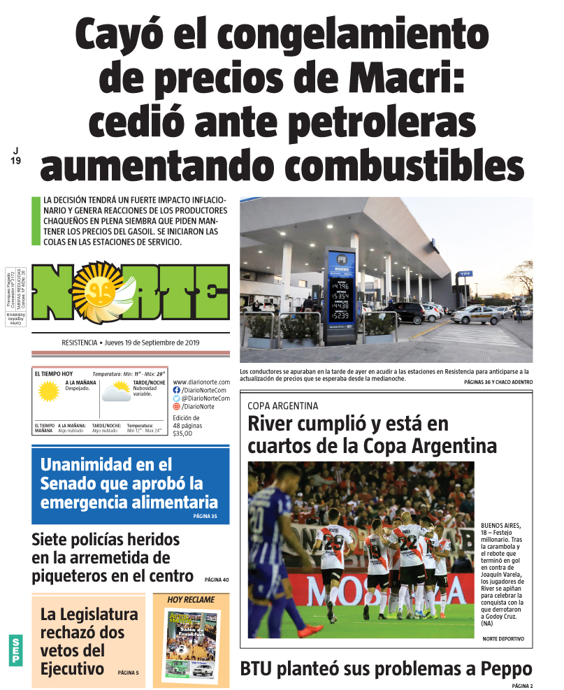 Edicion del 19-09-2019
