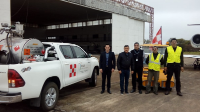 Nuevos equipos fortalecen apoyo logístico a las aeronaves que hacen traslados sanitarios