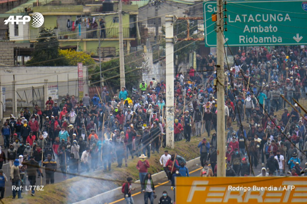 Ecuador: indígenas llegaron a Quito para rechazar el alza de combustibles