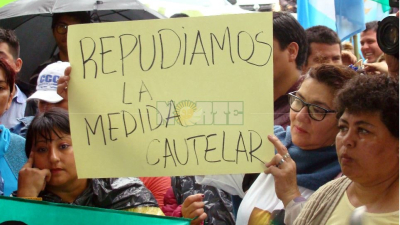 Marcha de UPCP para exigir que queden firmes los pases a planta