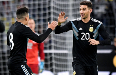 La selección se entrena en Mallorca sin Pereyra y Rojo