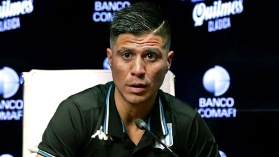 La pareja del jugador de Racing Jonatan Cristaldo lo denunció por violencia de género