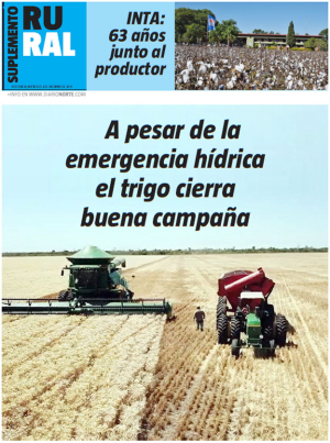 A pesar de la emergencia hídrica el trigo cierra buena campaña