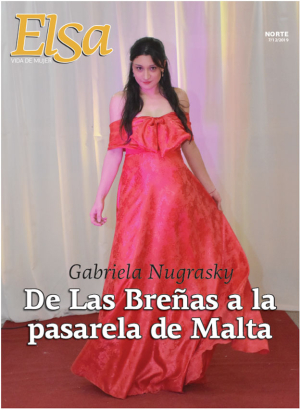 Gabriela Nugrasky, de Las Breñas a la pasarela de Malta