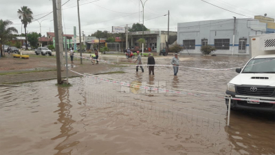 En Castelli ya se supera los 120 mm de agua