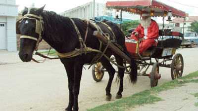 Tristeza por la partida del Papá Noel castelense, don Omar Todero