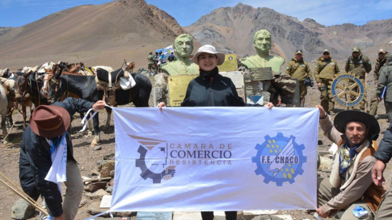 Joven dirigente de FECHACO participó del 9° Cruce Sanmartiniano