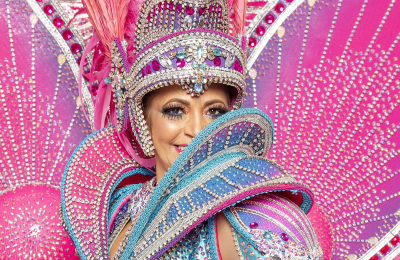 Alicia García desfiló en el Carnaval de San Pablo
