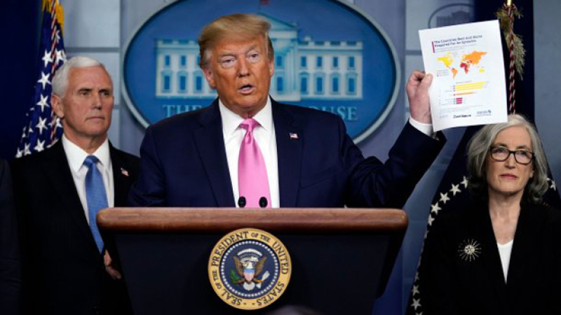 Donald Trump declara la emergencia nacional por el coronavirus