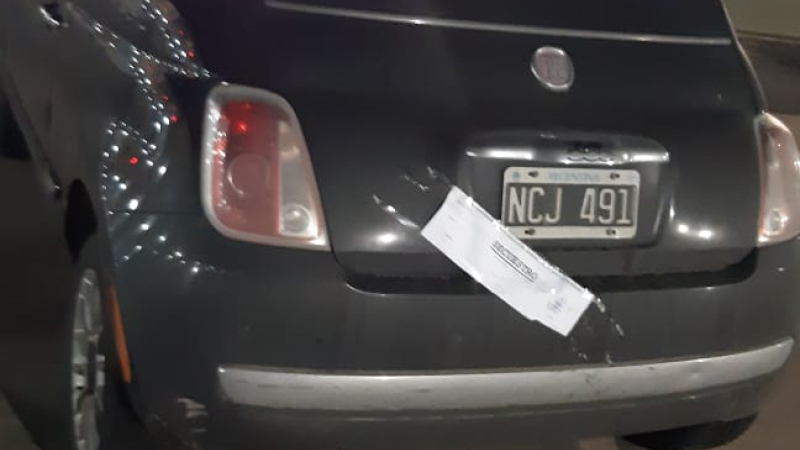 Alexander Caniggia, demorado por pasear por la autopista