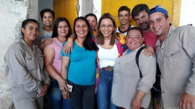 Barranqueras: Magda Ayala saludó a los trabajadores en su día