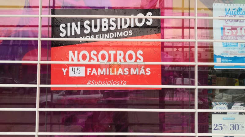 "Sin subsidios nos fundimos": comercios de Resistencia piden asistencia