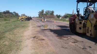 Vialidad Nacional avanza con el último tramo de repavimentación de la Ruta 89