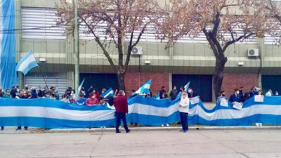 Avellaneda: protesta contra la posible expropiación de Vicentin