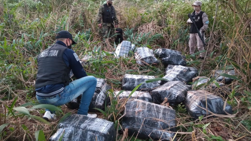En dos golpes contra el narcotráfico Prefectura secuestró más de dos toneladas de marihuana