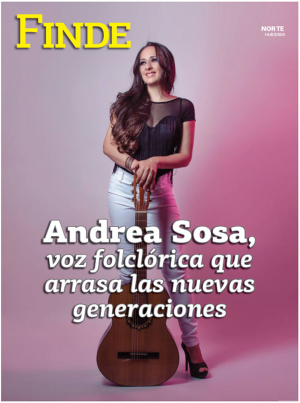 Andrea Sosa, voz folclórica que arrasa las nuevas generaciones