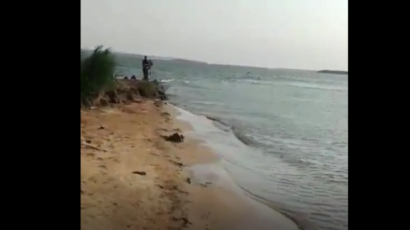 Impactante rescate de un hombre en el Paraná
