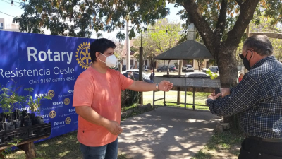 Rotary Club Resistencia Oeste realiza diversas actividades por el cuidado del medio ambiente