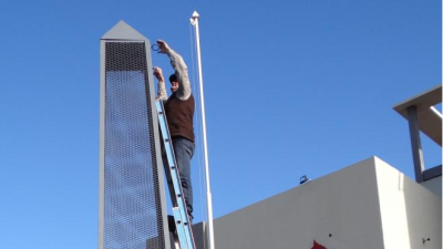 Un obelisco para los niños del Garrahan