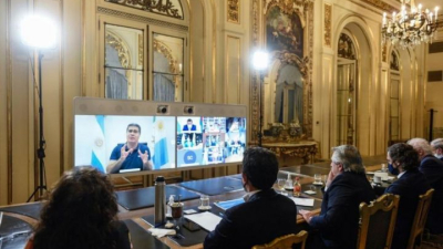 El presidente y gobernadores evaluaron la situación sanitaria