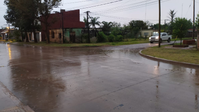 Bendecida lluvia en General San Martín
