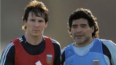 El mensaje de Messi para Maradona