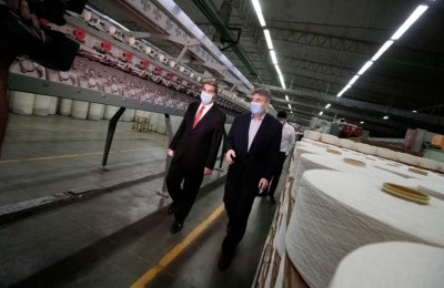 Capitanich anunció inicio de obras en la textil Santana de Puerto Tirol