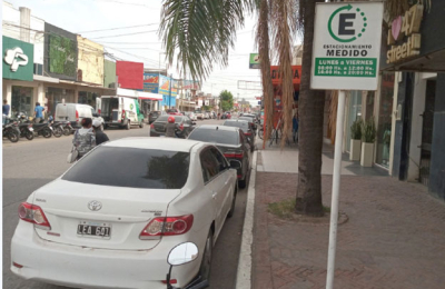 Sáenz Peña: regresó el cobro del Estacionamiento Medido