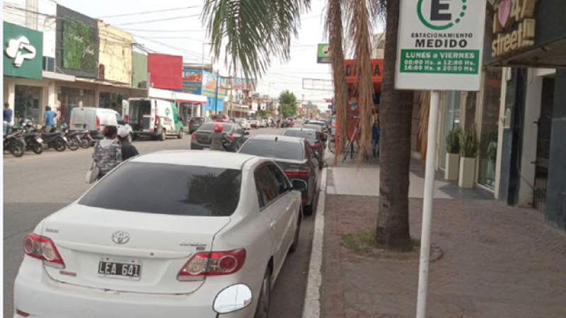 Sáenz Peña: regresó el cobro del Estacionamiento Medido