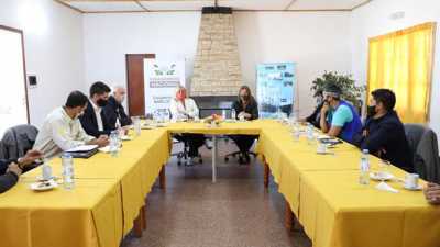 Losardo y Frederic se reunieron con comunidades mapuches