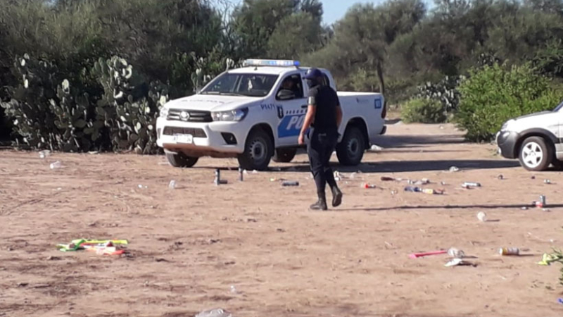 “Clandestina” rural en Miraflores terminó con detenidos y secuestros