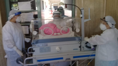 Corrientes: vigésimo nacimiento en el Hospital de Campaña