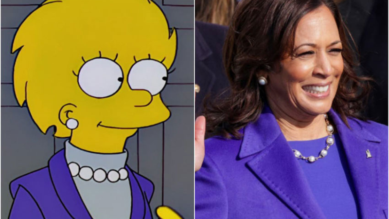 ¿Los Simpson anticiparon también a Kamala Harris?