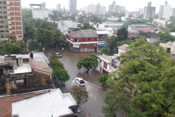 Así se sumergió Resistencia tras las intensas lluvias