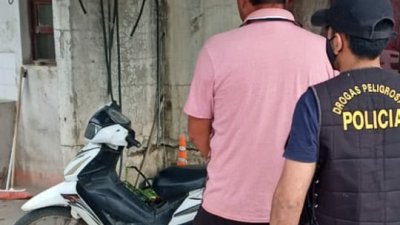Villa Ángela: lo detuvieron cuando intentaba vender droga