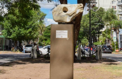 Cabeza de Tornado: Resistencia tiene emplazada su escultura 649